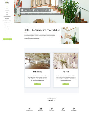 Website Hotel Friedrichshof