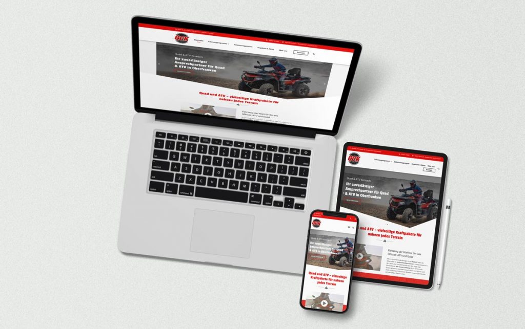 Website Quadcenter Kronach