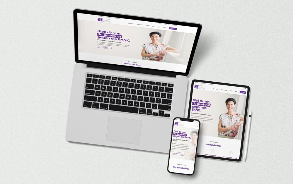 Webdesign Rechtsanwältin Michaela Zinke