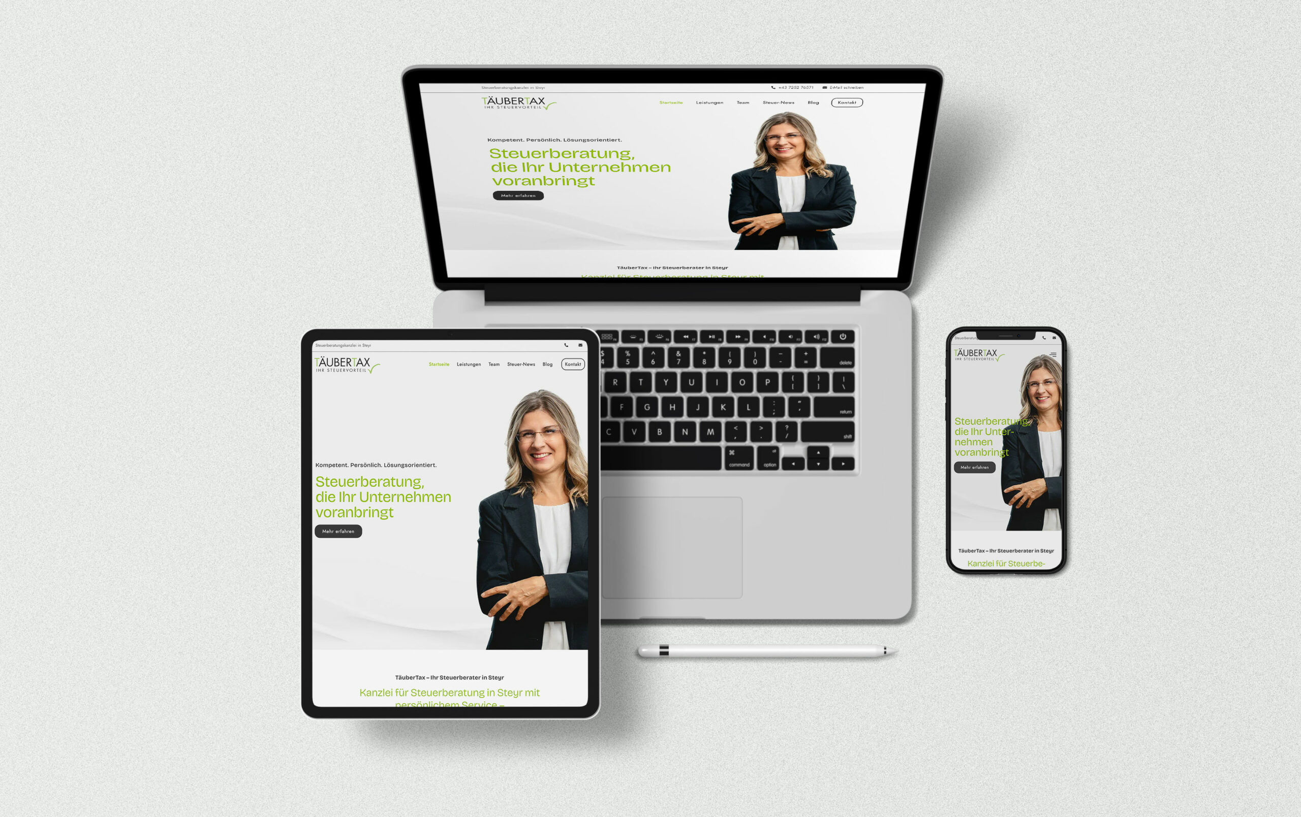 Webdesign Steuerberatung Täubertax Steyr